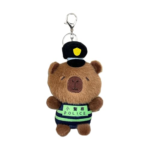 Capybaras Cop Plush Keyring PPRbgʂ݃z_[̂ʂ݃y_gL[ƃobO\tggCz_[ɓKĂ܂