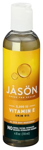 Vitamin E 5 000 IU Oil - All Over Body Nourishment Jason Natural Cosmetics 4 oz Liquid