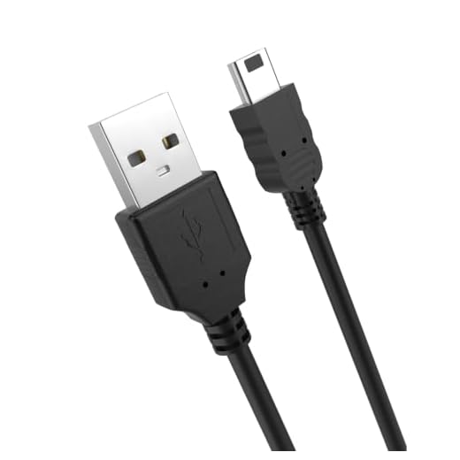Bicmice Mini USB Cable Compatible with Ps3 Controller Charger 5pin Mini USB to USB A 2.0 480Mbps Charging Cable Data Cord for PlayStation 3 Controller 1M/3.3Ft Mini USB Cable