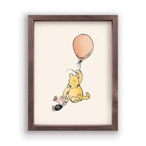 P. Graham Dunn Nursery Décor - Winnie the Pooh Framed Wall Art, 12.75" x 16.75", Winnie The Pooh by P. Graham Dunn - Used condition - US$25.32