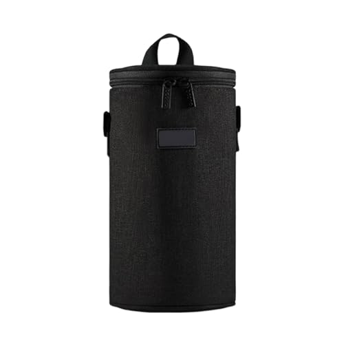 Bolsa protectora de lente de fácil acceso con tela Oxford Black L compacta