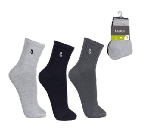 Kit 15 Pares De Meias Esportiva Lupo Cano Médio Algodão 3245 Original