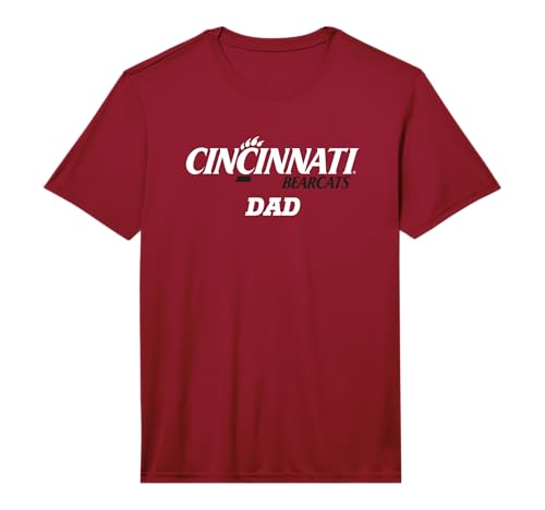 Mens University of Cincinnati Bearcats Dad Performance T-Shirt