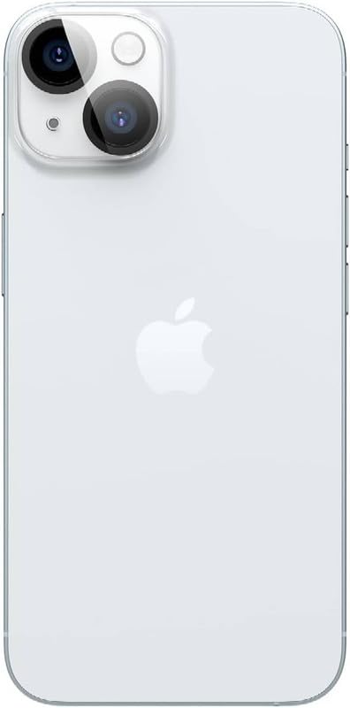 Image of XYKOS Tempered Glass iPhone 15 / iPhone 15 Plus Camera Lens Protector Truly Shatterproof,Scratch-Resistant,9H Hardness,Anti-Fingerprint Tempered Camera Screen Protection Film Accessories,Transparent