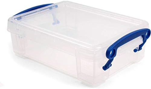 Really Useful Boxes 0.3 Litre Rectangle Really Useful Box Clear