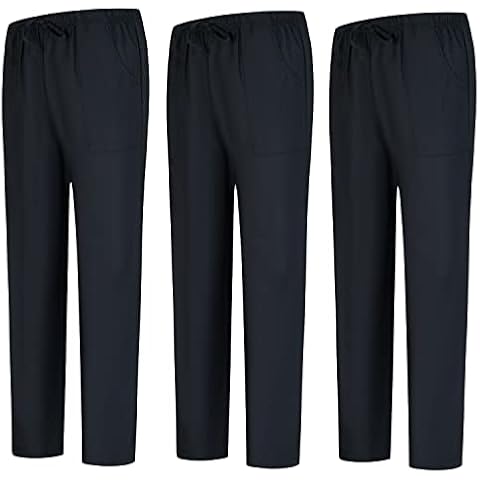 MISEMIYA - Pack 3 Pcs - PANTALÓN Sanitario Unisex - Uniforme Sanitario Cover