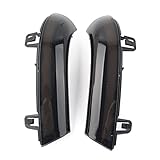 LIRU Car AccessoriesSide Mirrors, Smoked Black Dynamic Turn Signal Lights Indicator for VW For Golf 5 MK5 2003-2008, Variant 2007-2008, GT Sport