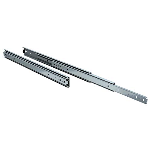 40% Off Discount TCH Hardware 30 Inch Heavy Duty 250 lb Steel Drawer Slides - 3/4" Wide - Full Extension with Over Travel
