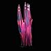 Uniclife Glowing Effect Kelp 9.84 Inch Decorative Seaweed Artificial Silicone Ornament for Fish Tank Aquarium, Pink