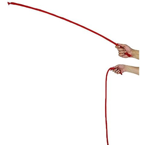1Pc The Rigid Stiff Rope (31.5inch) Magic Tricks Close Up Magic Street Stage Illusion Gimmick Street Illusions Gimmick Stage Comedy Props Funny (red) Cover