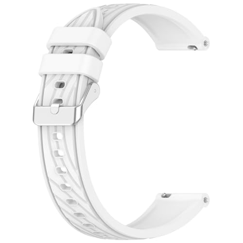 Texturée Silicone Bracelet Compatible avec Asus ZenWatch 2 1.45 Pouces Bracelets, 18mm...