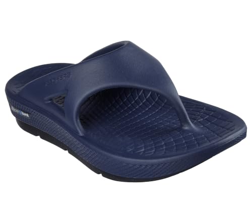 Image of SKECHERS Performance Go Recover Refresh Slide | Hyper Burst Cushioning, Luxe Foam, Arch Fit Contoured Footbed, Dual-Density Outsole, Machine Washable