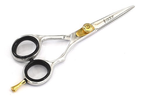 Tijeras para recortar y dar estilo a barba y bigote de hombre, de Suvorna, con ajuste de tensión, 13 cm.