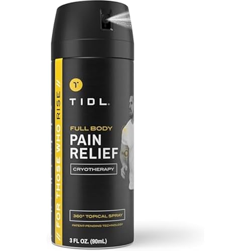TIDL Cryotherapy Instant Cooling Topical Pain Relief Spray, 3 fl oz