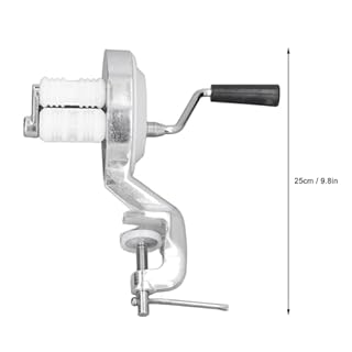 Macchina manuale per maccheroni in acciaio inox con rulli, macchina per pasta per maccheroni, fettucini, gnocchi, orecchiette