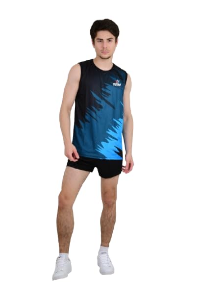 trizon Swimming costume, Sports Kit, Gym Wear, Running kit, Basketball wear for Men (IN, Alpha, XL, Regular, Standard, Black)-picture-40