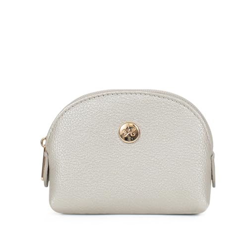 Porte-monnaie femme Hexagona Luna argent au design contemporain