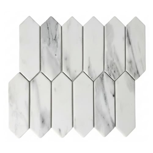 Tenedos HTCRC 10x11 Matte Recycled Glass Mosaic Tile for Floor