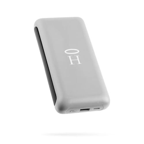 HALO RapidPack 20K mAh Power Bank, USB-C & USB-A, Grey