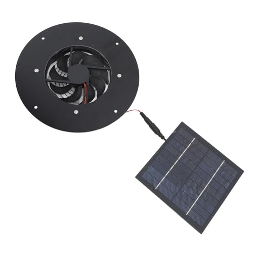 Ventilateur d'extraction solaire haute efficacité et faible bruit pour animaux