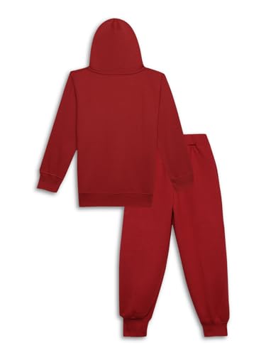 Image of Mack Jonney Printed Hooded Cotton Fleece Tracksuit Co-Ord Set for Kids-MACK38112