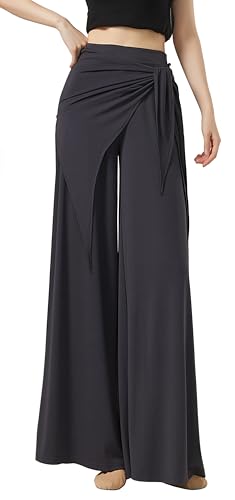 Pantalons larges femme faux 2 pièces fluide pour danser sans aucune gêne