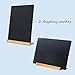 NEWNEWSHOW 2 Pack 8.7x12 Inch Tabletop Chalkboard with Wood Holder