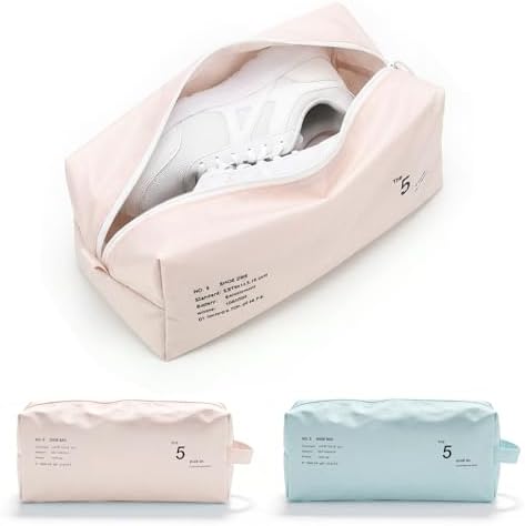 2 bolsas deportivas para zapatos con cremallera, bolsa impermeabl...