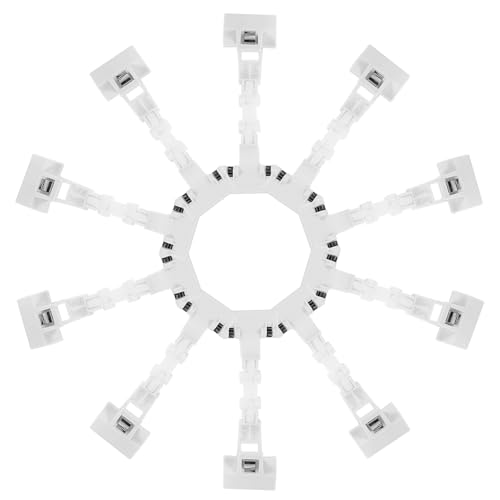 Beaupretty 10個 商品サインクリップ 店舗用価格タグホルダー 両端保持可能 多用途広告表示用 実用的なディスプレイスタンド スーパーマーケッ