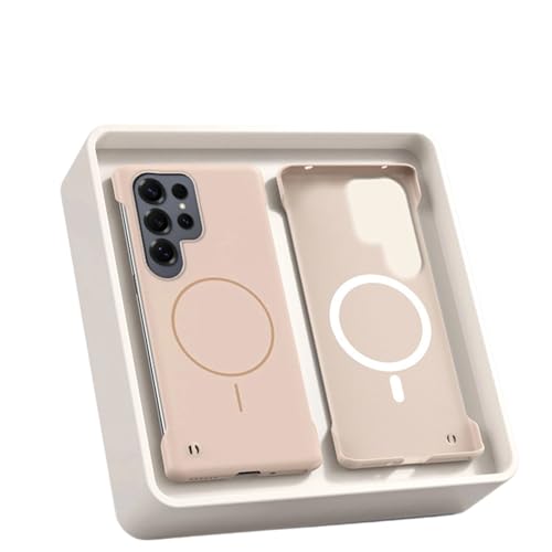 For Galaxy S25 Plus �p�t���[�����X�P�[�X MagSafe�Ή� �ϏՌ� ������� �}�O�Z�[�t�Ή� �M�����N�V�[ S25 Plus �J�o�[ PC�n�[�h�V�F�� �X���� ���y�� �����₷�� ������ �}�O�l�b�g���ԍڃz���_�[ ���C�����X�[�d�Ή� 