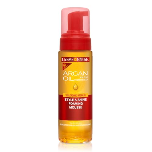 Creme of Nature Argan Oil, Mousse Coiffante à l’Huile...