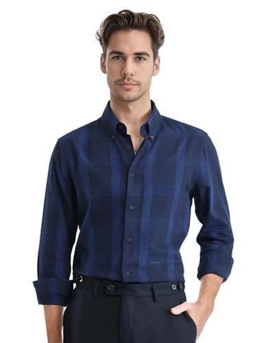 Image of Rare Rabbit Regular fit Checked Shirt