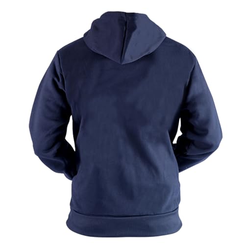 LeeHanTon Men's Midweight Fleece Pullover Hoodie - Casual Comfort Fit Soft Warm Hooded Sweatshirt for Fall Winter2