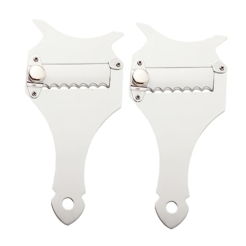 OKUMEYR 2piezas Cepillo De Trufas De Acero Inoxidable Unidades Cortador De Queso Trufado Cuchilla Para Cocina Rallador De Queso Práctico