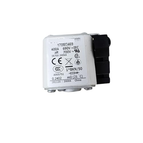 Fusible rápido 170M3469 de 1 pieza tipo 170M3467 y 170M3470 para circuitos eléctricos