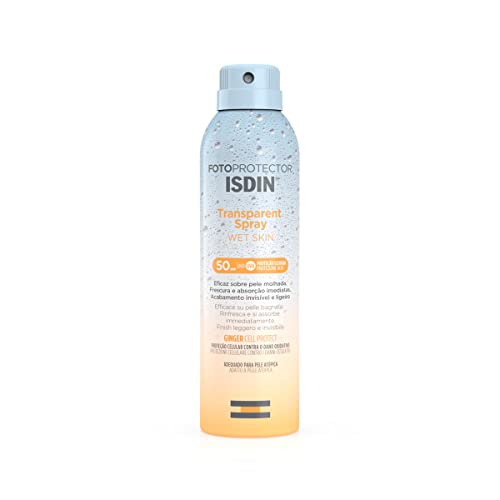 Isdin Fotoprotector Transp Spray Wet Skin Spf50+ protection solaire anti humidité corps 250ml