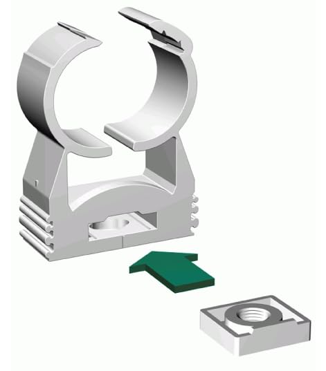 WALRAVEN FRANCE EURL WAL00071 WALRAVEN Mounting Nuts for BIS StarQuick Clamp-White-0855006