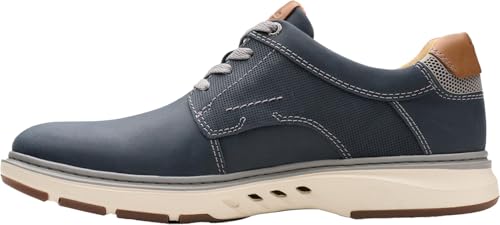 Clarks Clarks - Mens Un Briley Pace Shoes, Color Navy Leather, Size: 12 W US