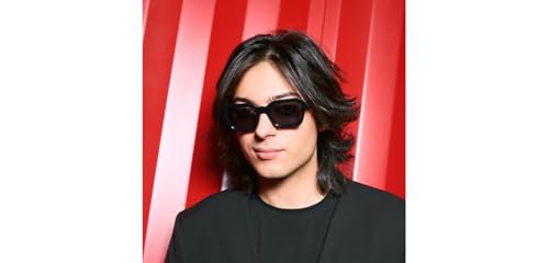 Image of Meller by Lenskart | Nayah | Black Full Rim Sunglasses | Large Hexagonal Frame | Polarised and UV Protection | Contemporary Styles for Men & Women | Designed in Barcelona