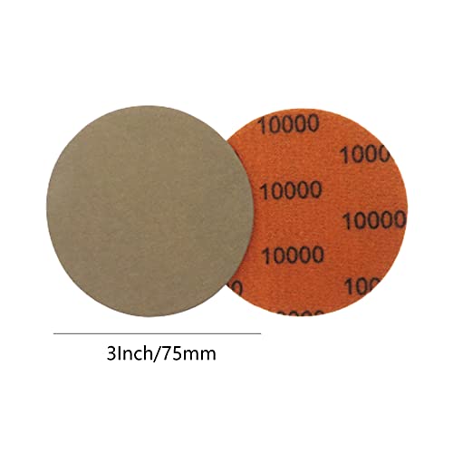 image for CTPICXM 65pcs Sandpaper 3Inch Sanding Disc 60-10000 Grit Wet Dry Sandp