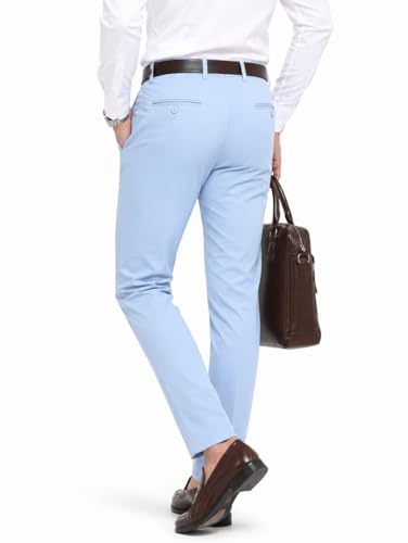 Image of SUNPOINT Formal Pants for Men Office Wear - Premium Regular Fit Formal Trouser for Men, Boys, Gents Bottom Formal wear for Office Meeting, Party, Gathering, Wedding