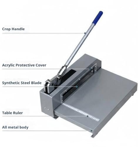 XXYUAN 320mm Manual Sheet Metal Shear, Handheld Cutter For Aluminum, Iron, Copper & Plastic, Cuts Up To 2mm Thickness, Alloy Steel Blade With Safety Guard For PCB & DIY Projects - Thumbnail 3