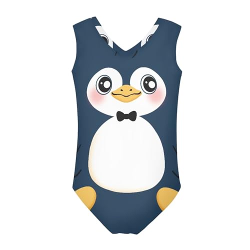 Bulopur Girls' One-Piece Swimwear Age 3-14 Years Teens Little Kids Polyester Swimsuits Sleeveless Bathing Suit3