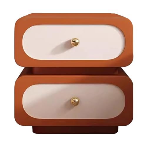 Meuble de rangement pour chambre à coucher avec double tiroir en métal - 2