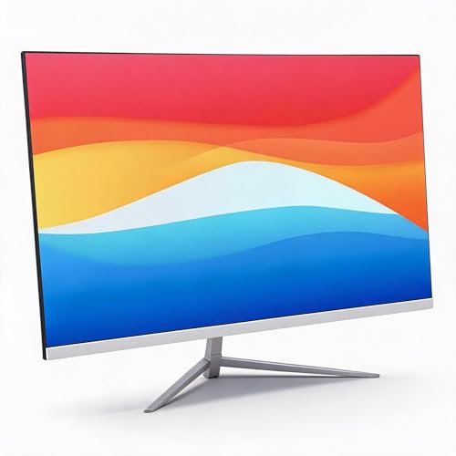 Image of Zunate 27 Inch FHD Monitor, 1080P Display 75Hz, Frameless Desktop Computer Monitor with HDMI VGA, 100 x 100mm VESA Mountable, 5ms Response Time (US Plug)