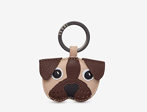 Lichfield Leather Yoshi Nappa Frappe - Llavero de Piel de Percy el Carlino