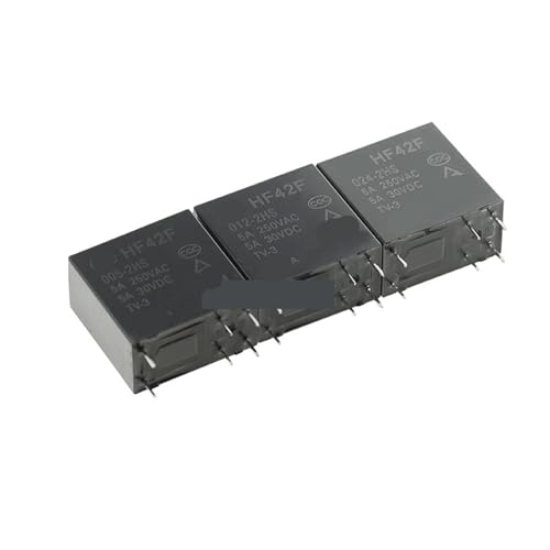Relais HF42F-024-2HS 24V 5A micro relais 6 broches pour PCB lot de 5
