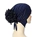 Unisex Hat Turban Head Wreck Stretchy Flower Hijab Muslim Accessory Fashion Hood Head Scarf Cord