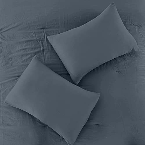 Image of Modern Threads 4-Piece Garment-Washed Comforter Set Beck Denim King