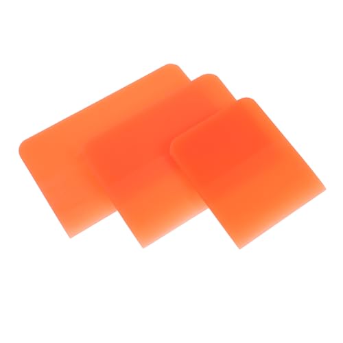 Garneck Vinyl Film Application Tool Car Film Wrap Scraper 3-Piece Set Soft Rubber Protects Car Paint Easy Cleaning